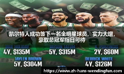 凯尔特人成功签下一名全明星球员，实力大增，豪取总冠军指日可待